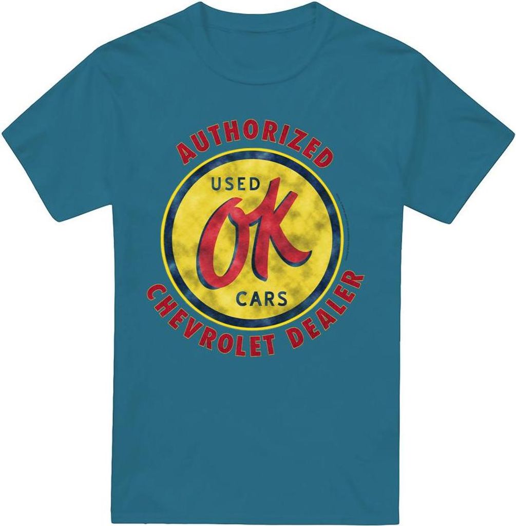 Chevrolet - "Ok Used Cars" T-Shirt für Herren/Damen Uni TV22123 (L) (Schiefer)