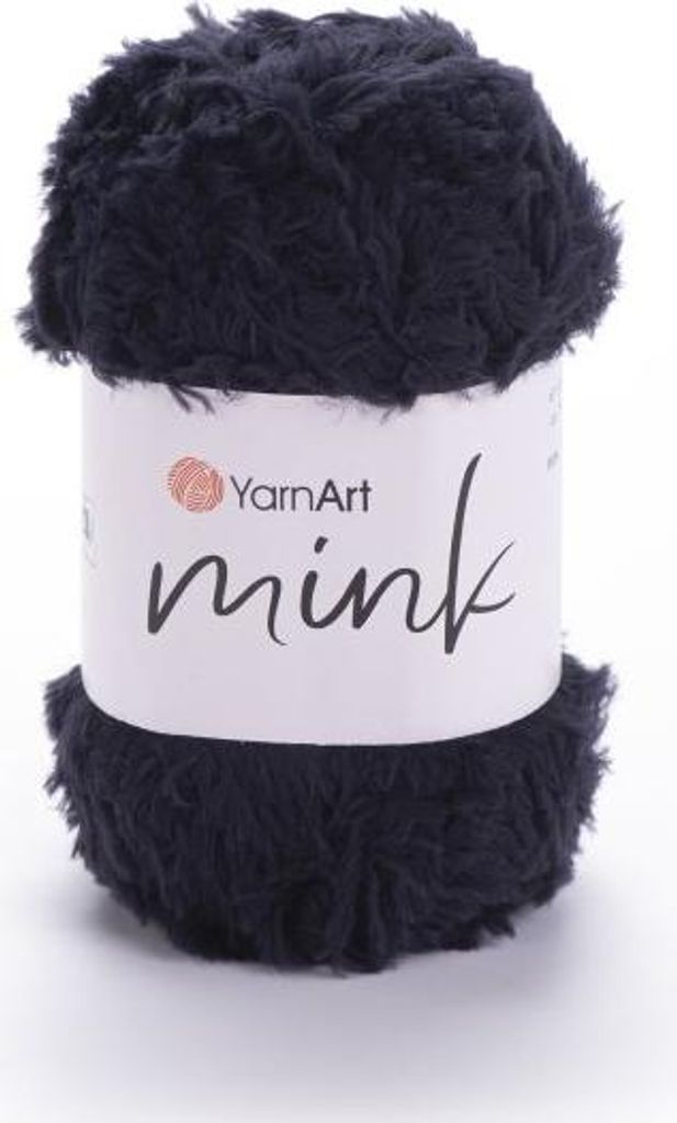 YarnArt Mink, Effektgarn, Flauschgarn, leami, leamigurumi 346 schwarz