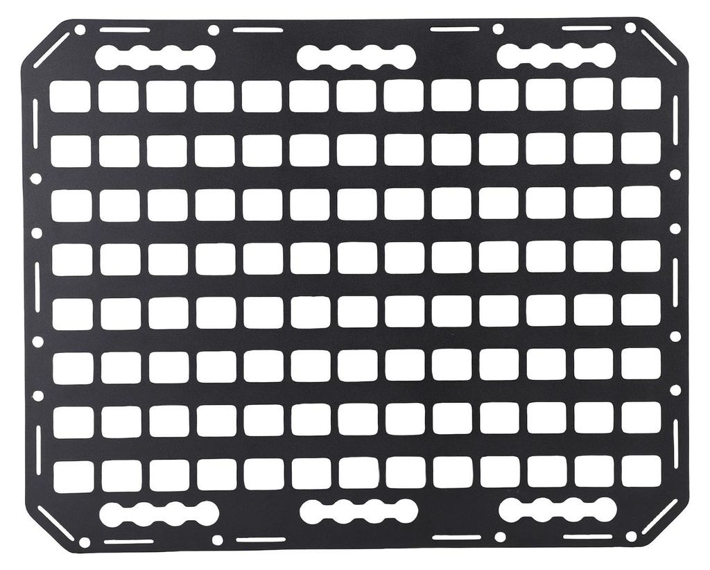 LKW-Ladeflächen-Molle-Panel 17x21,3x0,08 Zoll, Verwendung mit L-Schienen, Ladungssicherung, Werkzeugablage für Limousinen, SUVs, Pickups, LKWs, W...