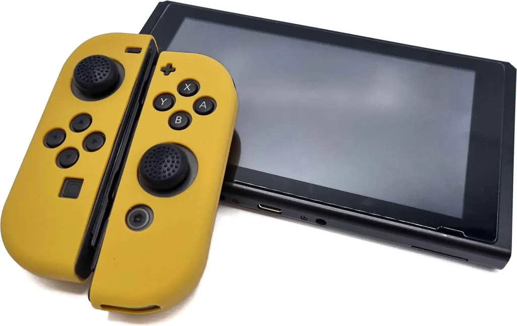 Skin Professionale Beige Joy-Con Switch 1 | Performance Grip Antiscivolo