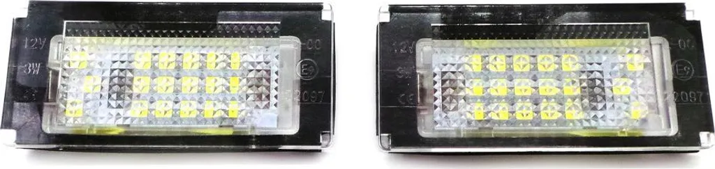 Pack 2 LED plaque d'immatriculation 650lm contre l'éclairage faible - 3