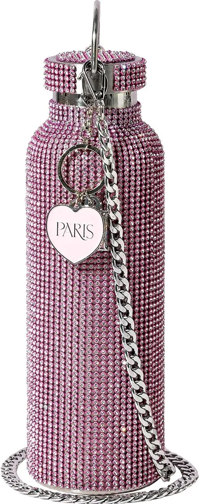 Borraccia Paris Hilton Strass e Glitter Rosa 750ml - Iconic Collection