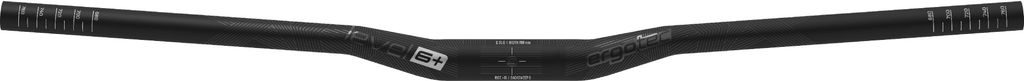 ergotec Lenkerbügel LOW RISER BAR 31,8 Alu, sw/matt, Ø31,8mm, 780mm, 12°/+5°, schwarz