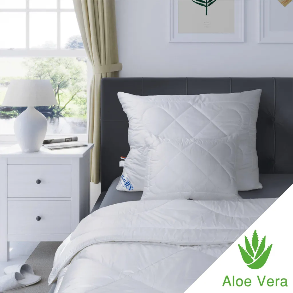 Couverture Chaude 240x220 Qualitex Aloe Vera : Sommeil Réparateur Hiver