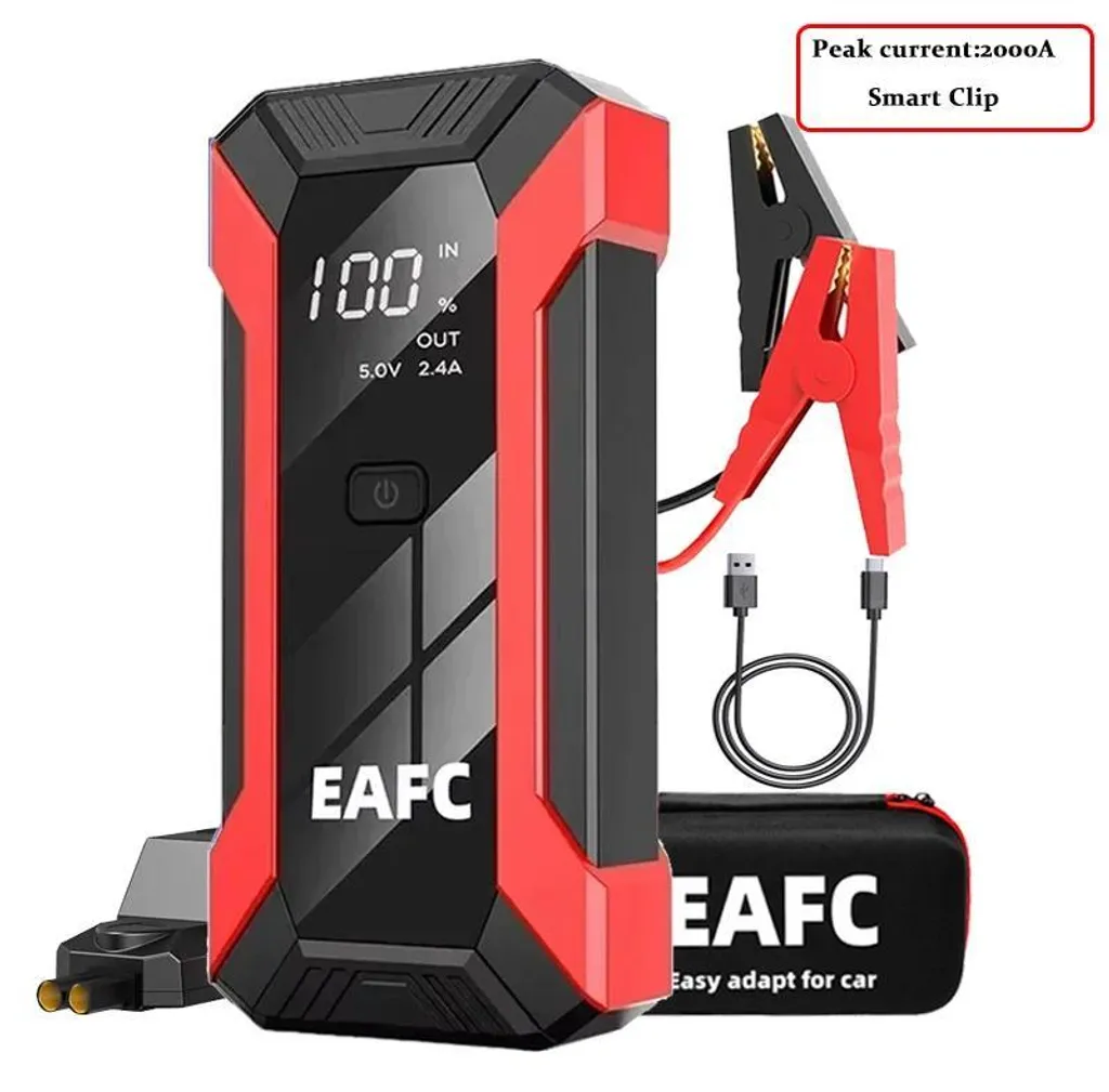 Batterie externe de démarrage portable et booster auto multifonction