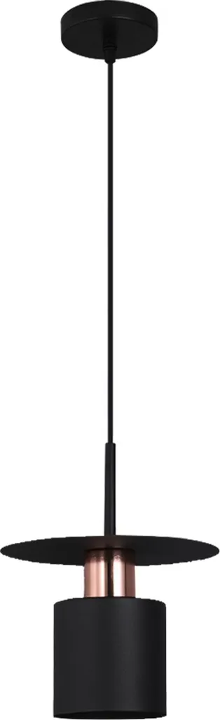 Lampada a Sospensione Design Nero Oro Rosa tooLight App1145-1Cp
