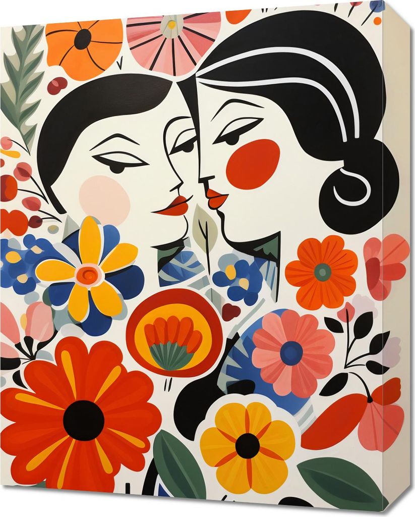Bild 40x50cm Florale Romanze