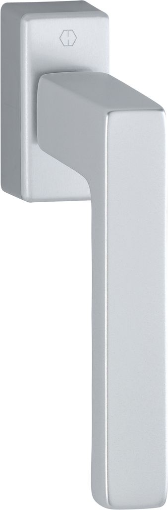 Hoppe Toulon Fenstergriff Secustik 45°, VK 7x32-42 mm, Aluminium silber eloxiert
