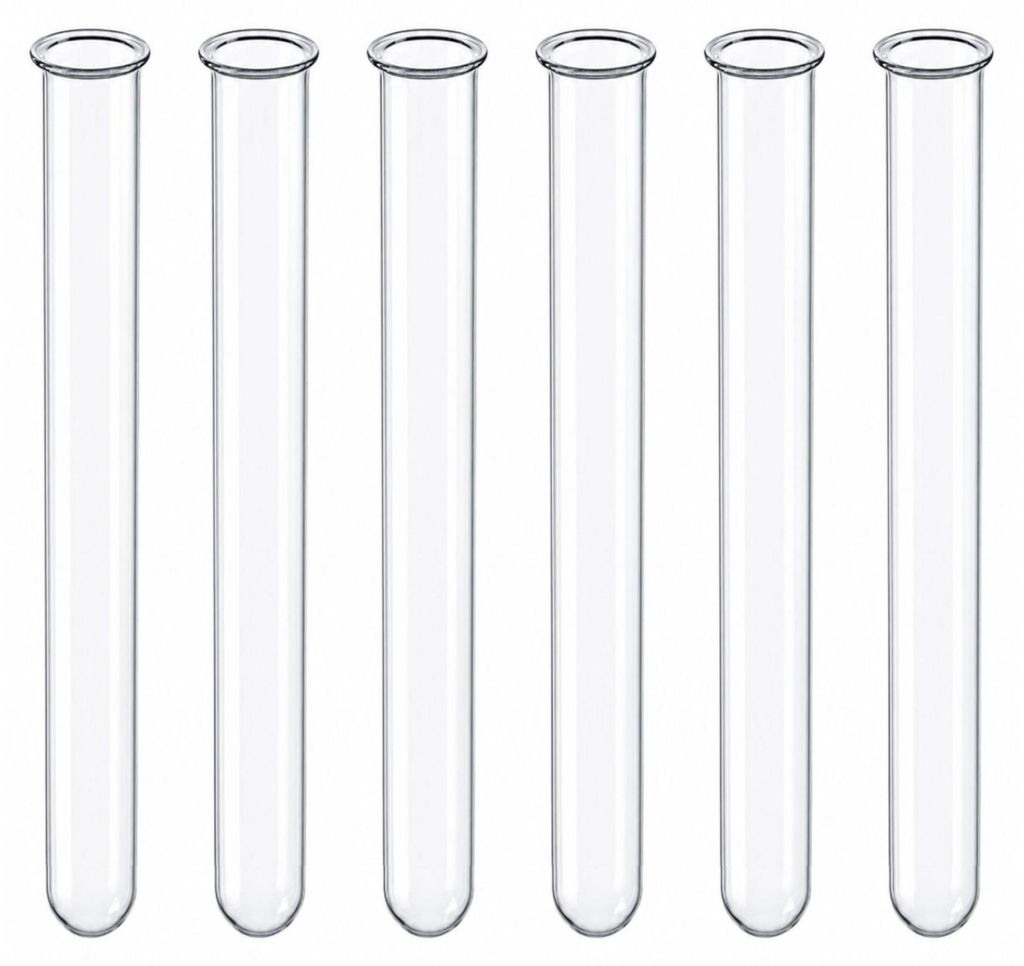 Reagenzglas 6 Stück | 17,8 x 1,7cm |  Blumenvase Produktbild 