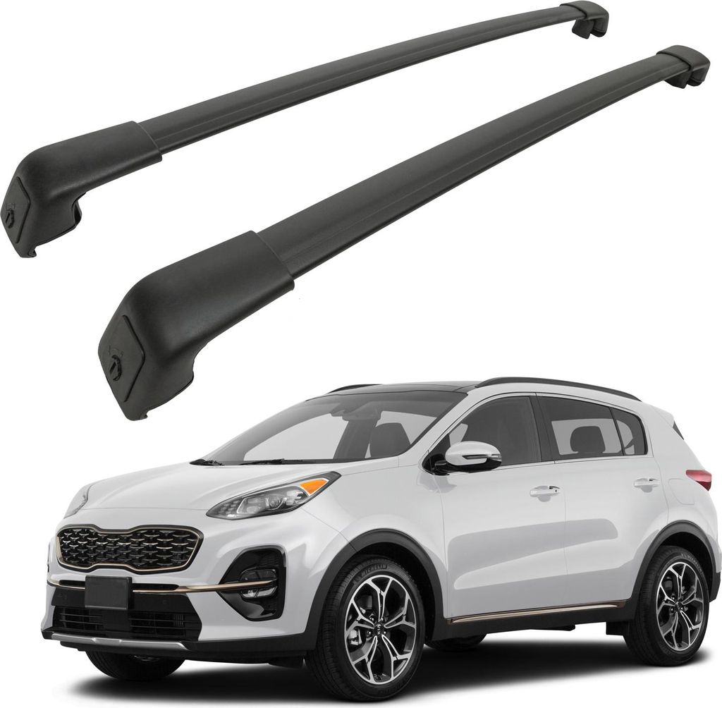 Dachträger Querstangen für Kia Sportage 2016-2021, OEM Stil Produktbild 