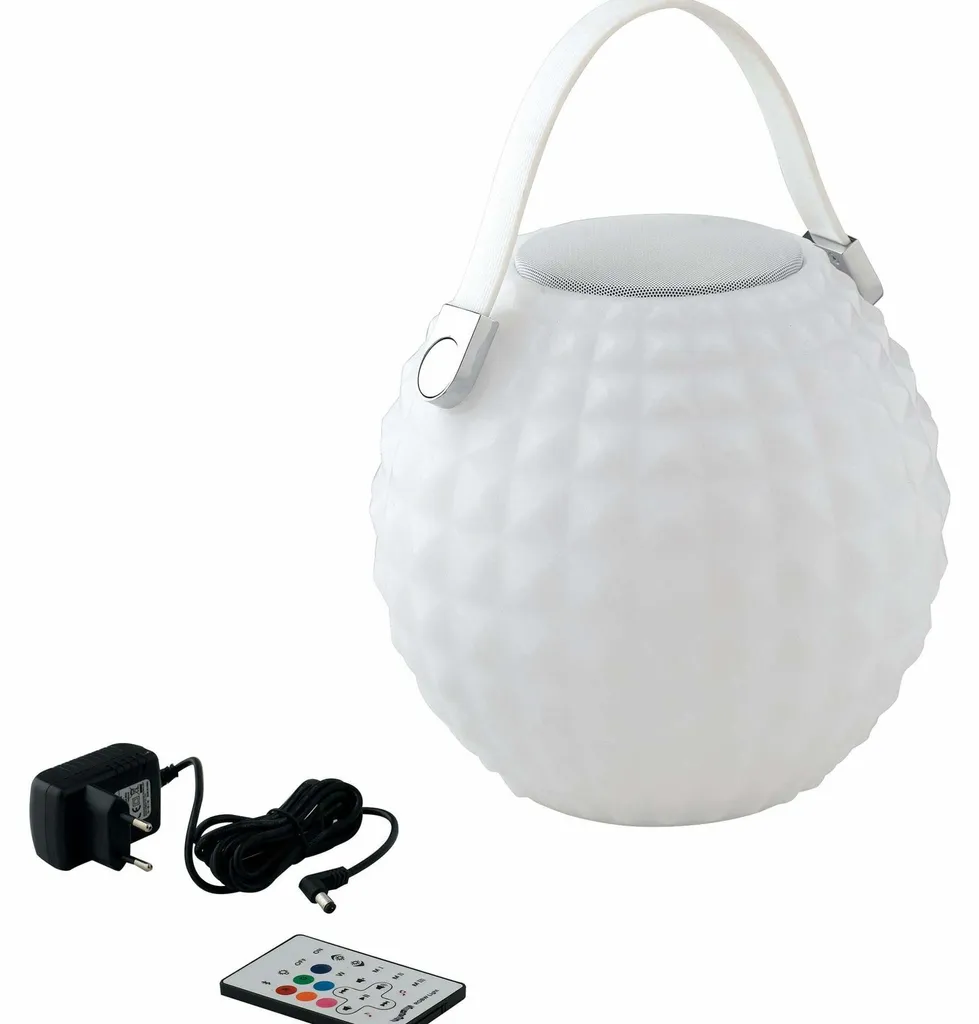 Lampe GECO : Fini les Câbles avec cette Enceinte Bluetooth LED Rechargeable