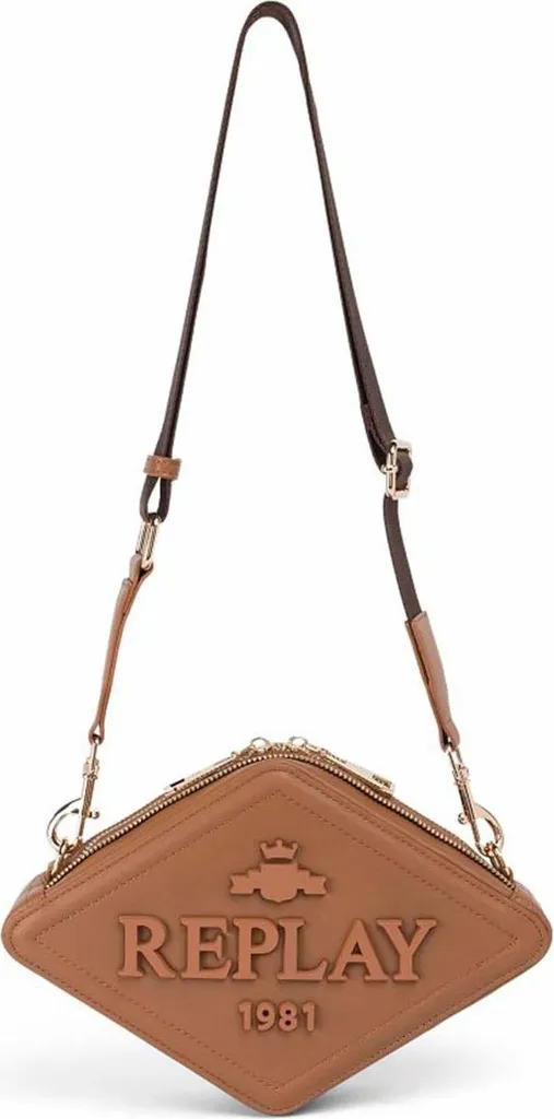 REPLAY Borsa Tracolla Donna Caramel Cafe - Qualità e Design Italiano