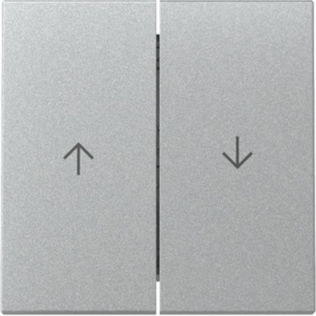 GIRA 329426 Wippe 2fach Pfeil System 55 Farbe Alu Produktbild 