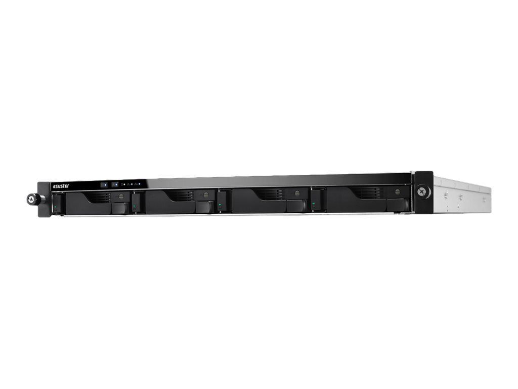 ASUSTOR AS6504RS+Rail 4 Bay NAS Intel ATOM C3538 Quad-Core 8GB DDR4 GbEx2 2.5 GbEx2 PCIe Gen3 by 8 x1 - 4 link USB 3.2 Gen 1x4