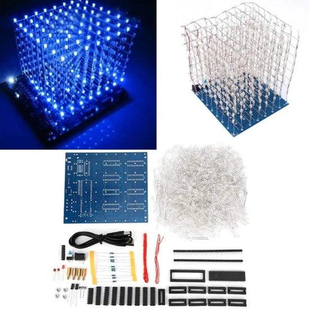 Apprendre la Soudure Facilement avec le Kit Cube Lumineux LED 3D 8cm