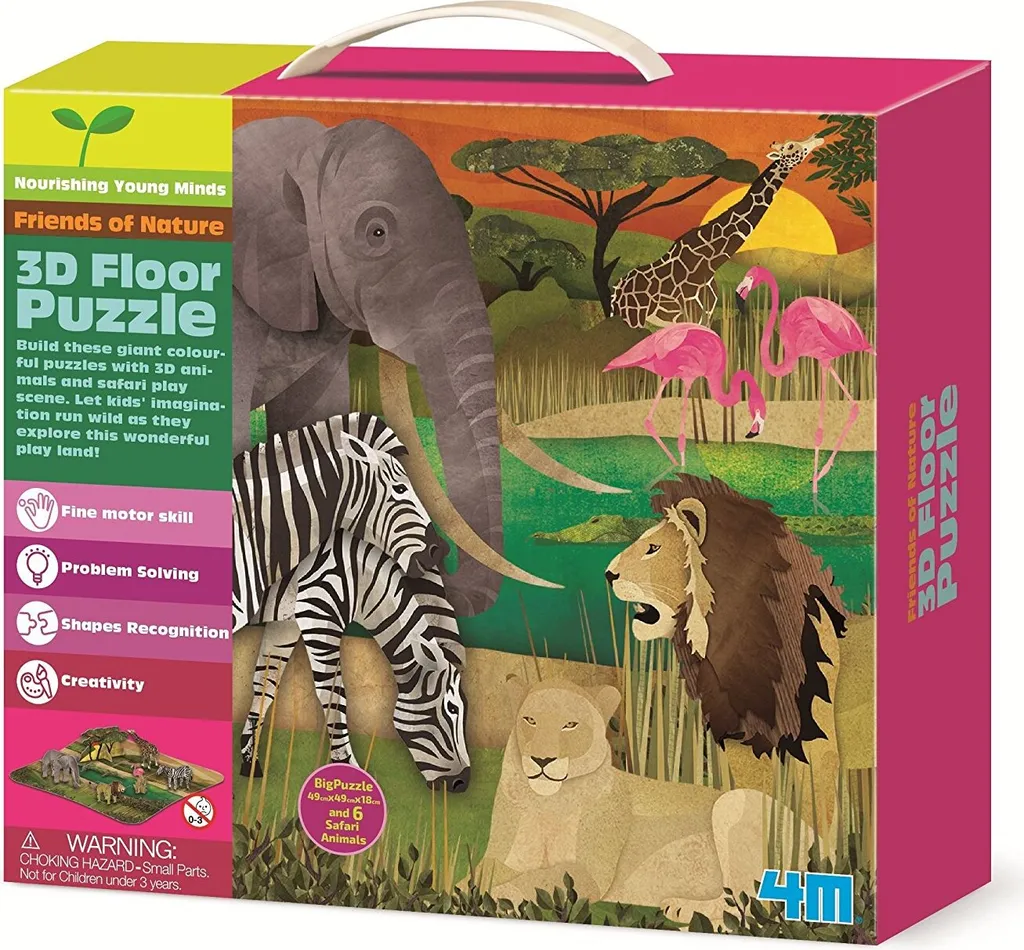 Jeu de construction Safari 3D pour occuper les enfants intelligemment