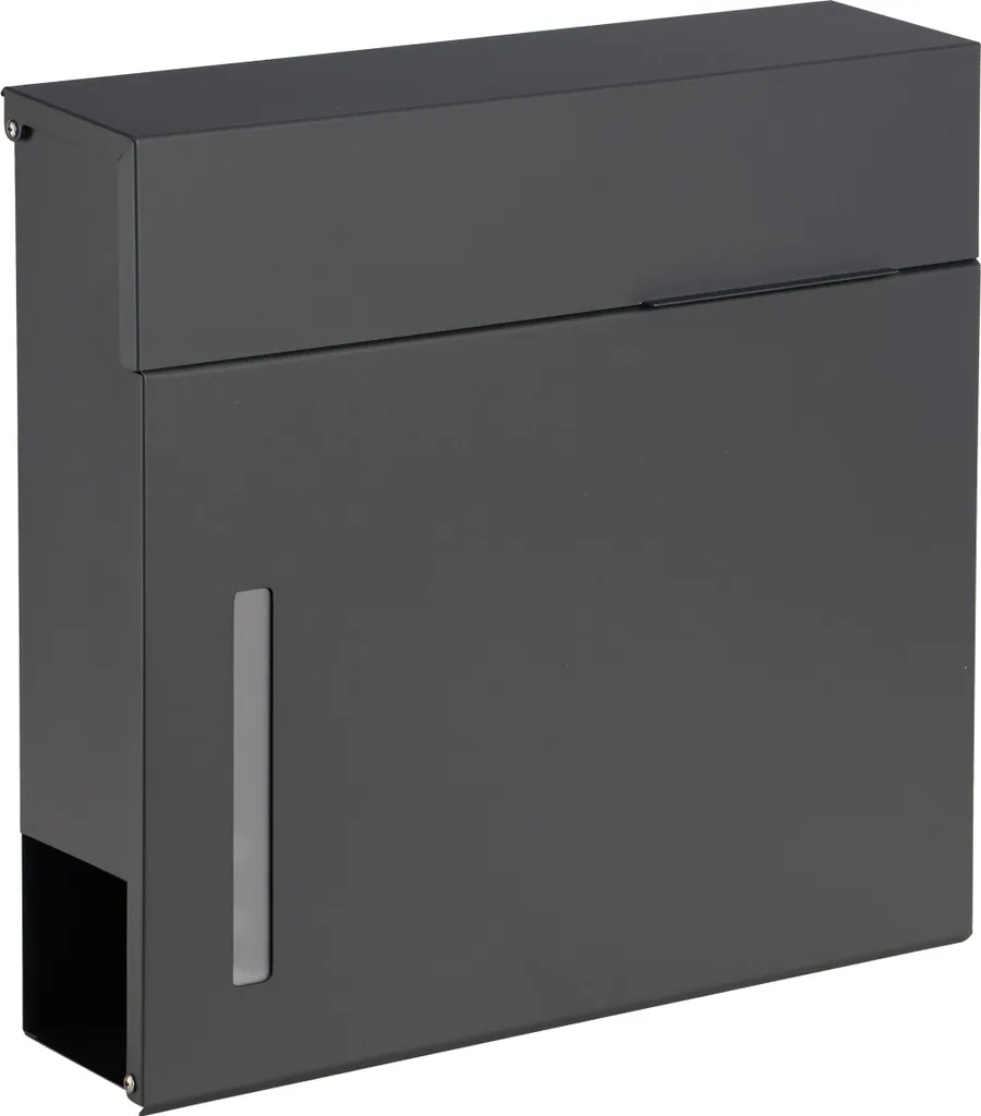 Grande boîte aux lettres Anthracite avec boîte à journaux intégrée XL