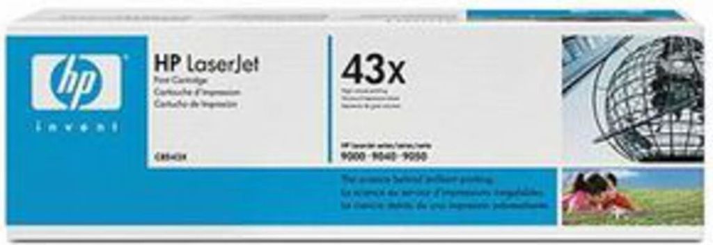 HP 43X Schwarz Original LaserJet Tonerkartusche mit hoher Produktbild 