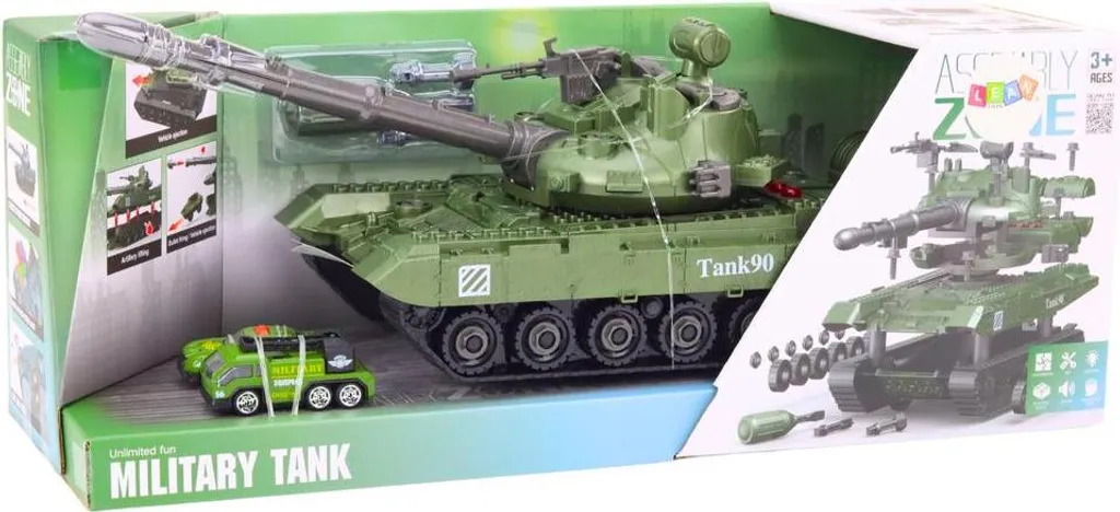 Char de Combat DIY Déstructurable Green Sound en Matériau Robuste Vert - 5