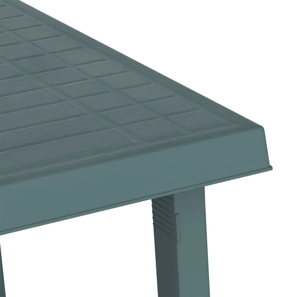 Table de camping Vert 79x56x64 cm en PP aspect bois résistant - 5