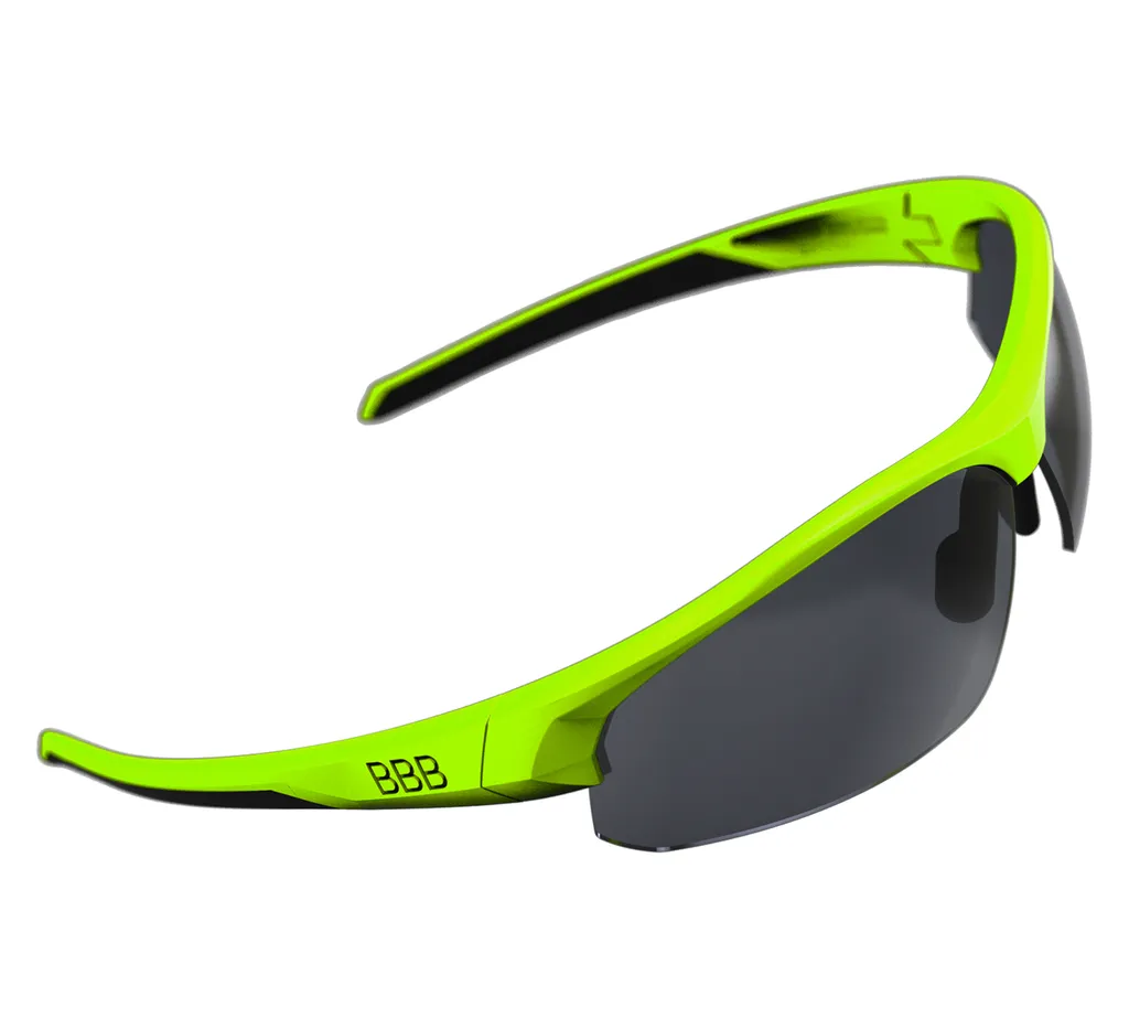 Lunettes cyclisme route BBB Impress Matt Jaune pour sorties vélo - 2