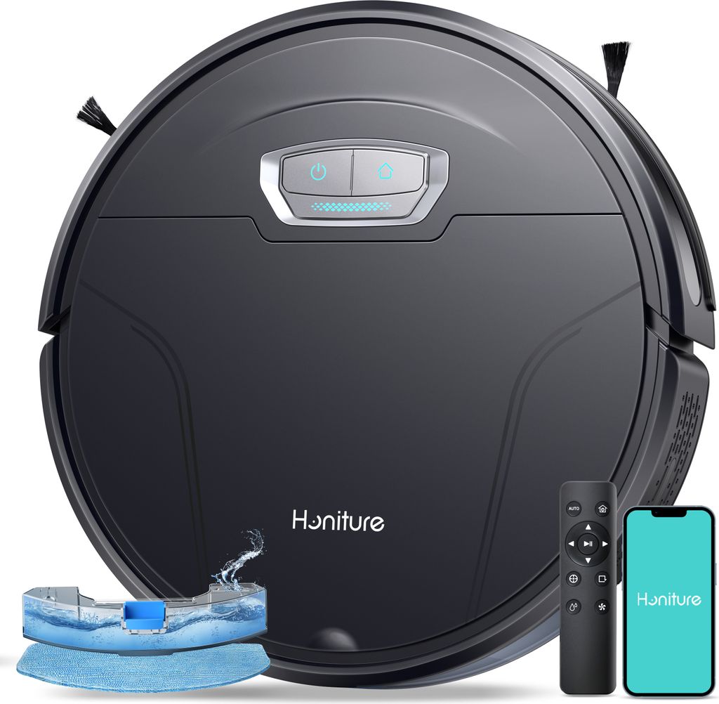 HONITURE Saugroboter mit Wischfunktion,Staubsauger Roboter Produktbild