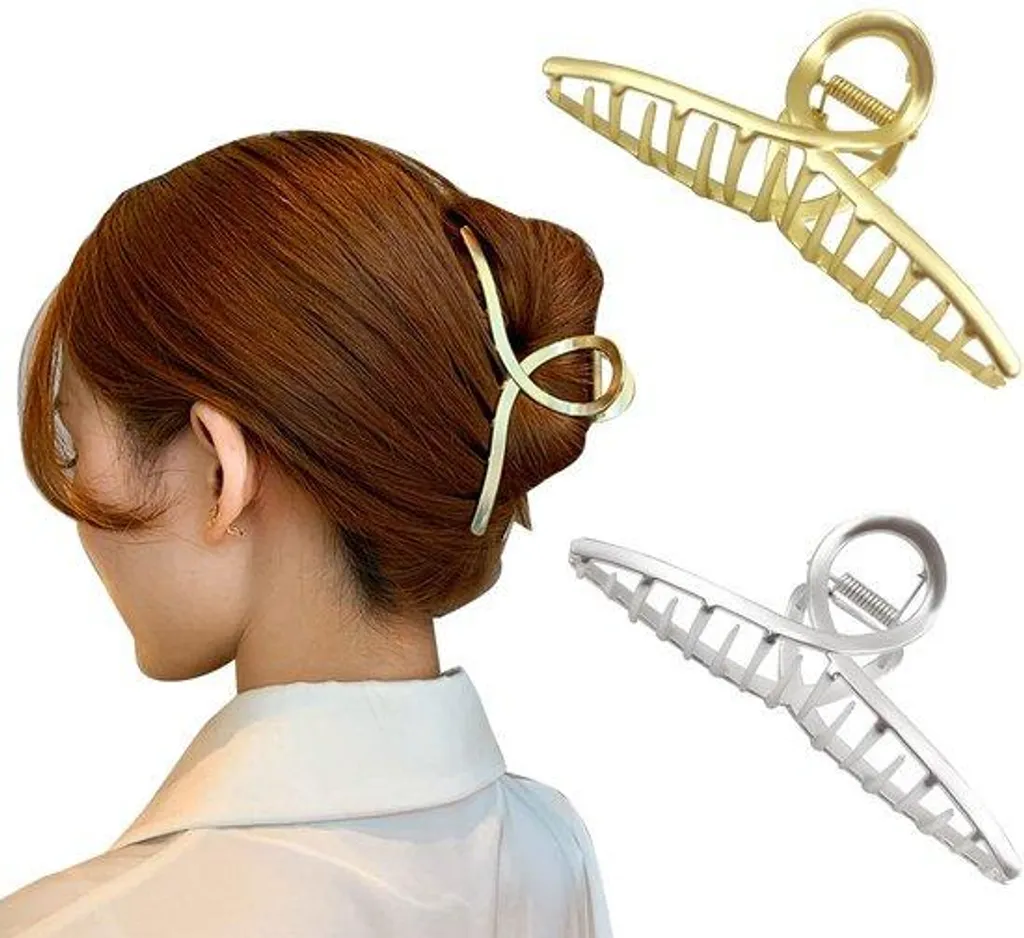 Barrettes anti-glisse pour cheveux épais, fini les pinces qui tombent
