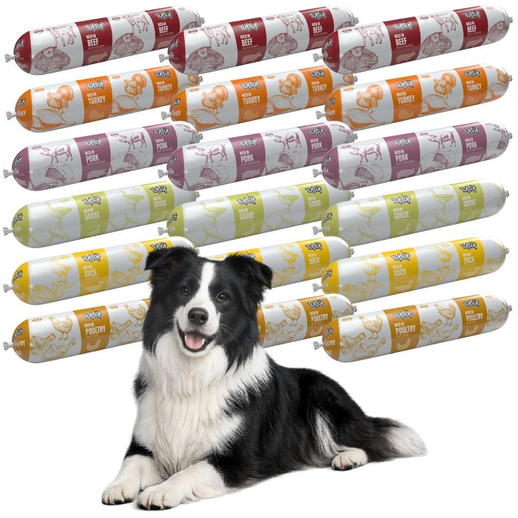 TufTuf | Hundefutter Geschmacksmix - Nassfutter Set 19x900g Produktbild 