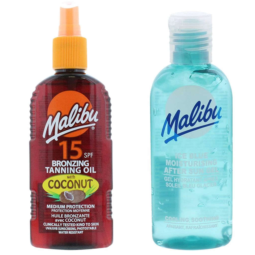 Malibu Kokosnussöl LSF 15 200 ml + After Sun Gel 100 ml
