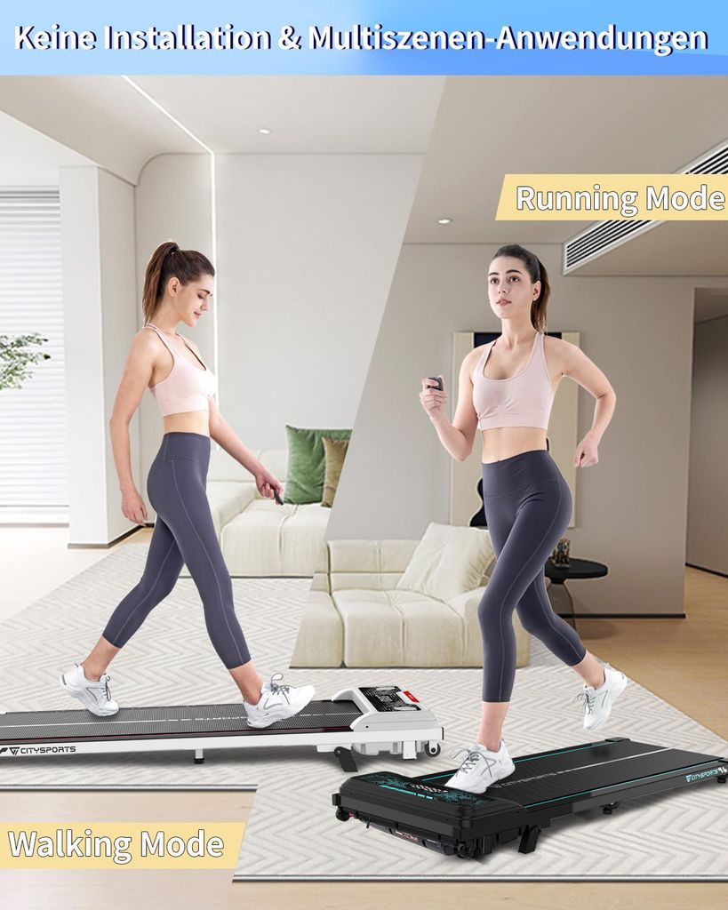 GEARSTONE Bežecký pás Elektrický bežecký pás pre domácnosť Obrázok produktu 2