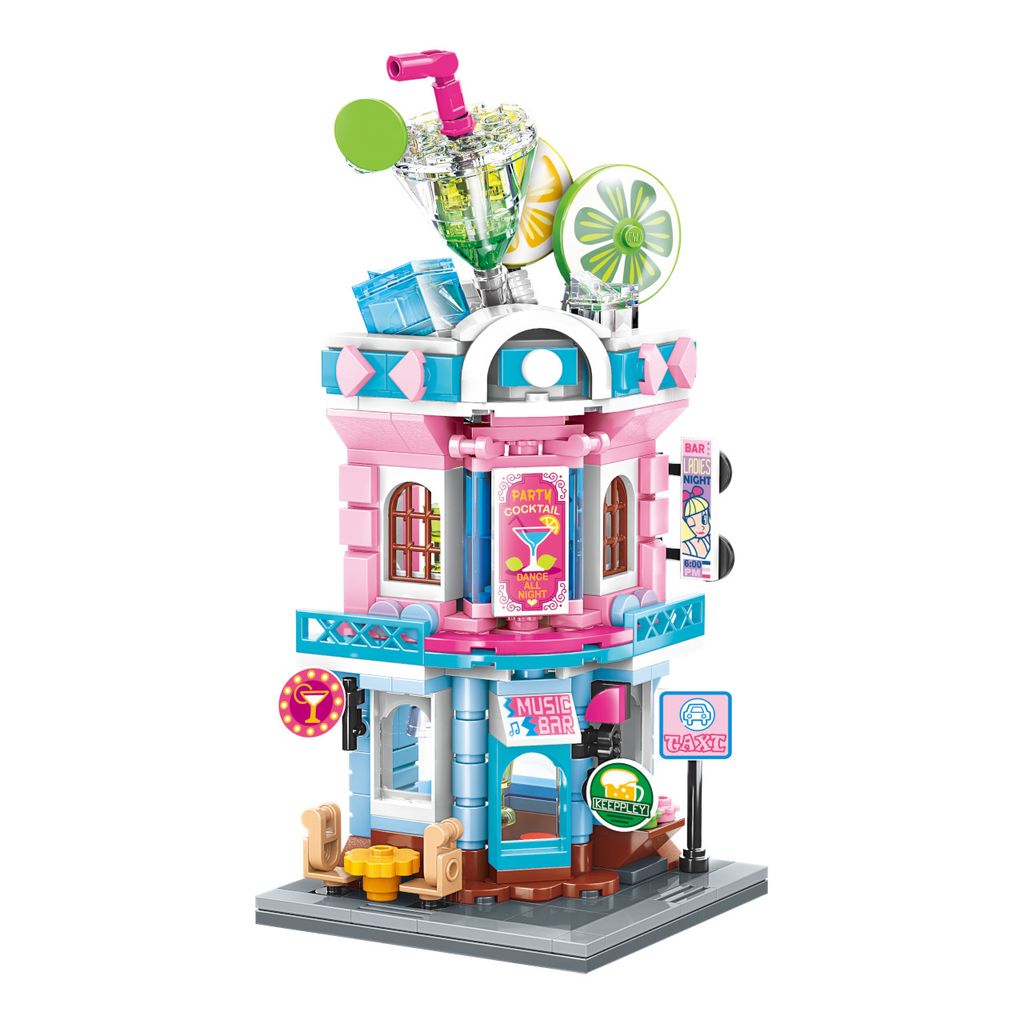 QMAN 28005 City Corner Mojito Bar Bausatz Produktbild 