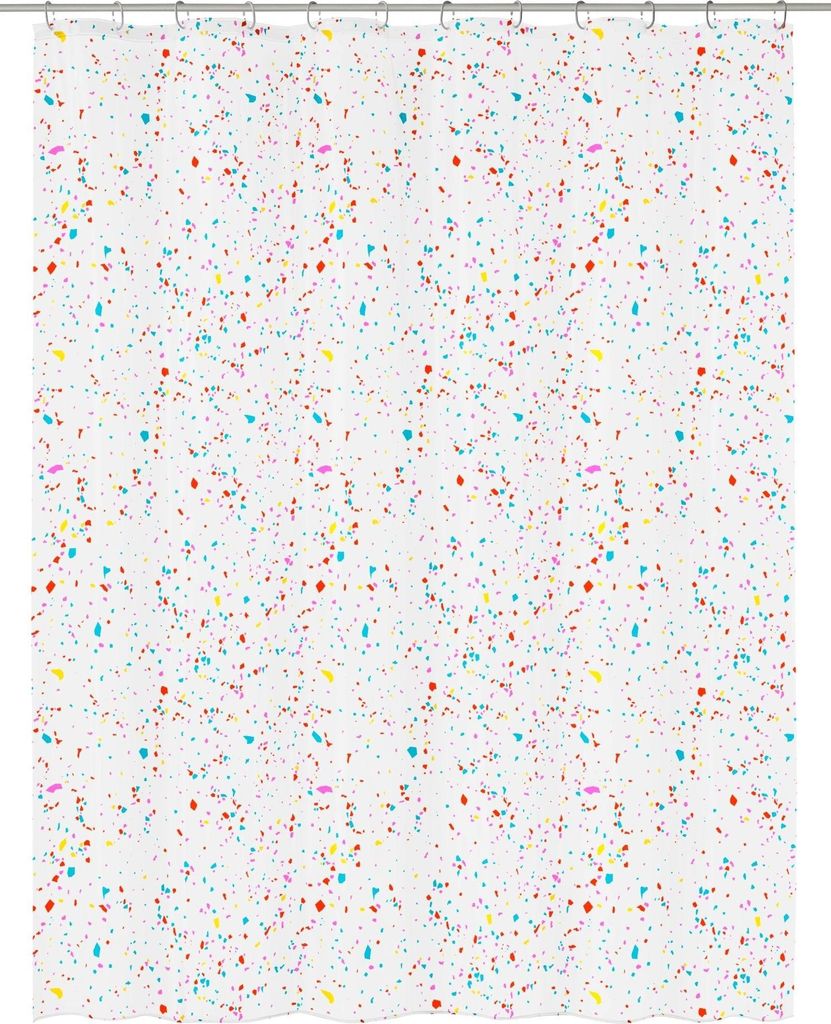 Kleine Wolke Duschvorhang PEVA CONFETTI Multicolor 180 x Produktbild 