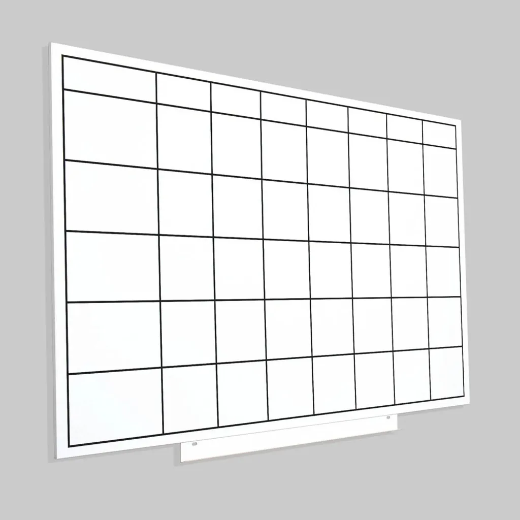 Rocada Whiteboard Skin Planner 115x75 cm avec grille de planification - 2