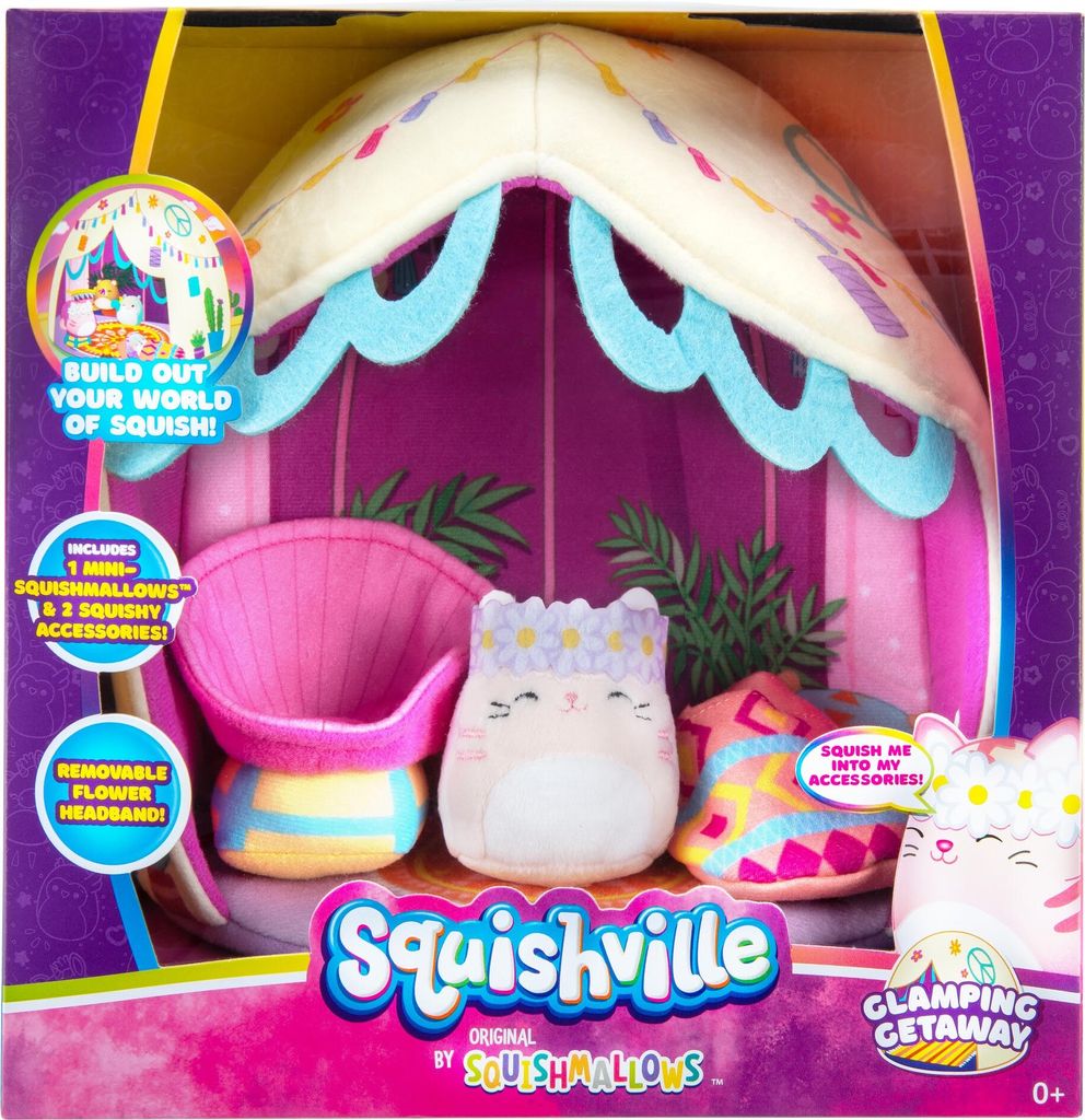 Jazwares SQM0210 - Squishville - Glamping Spielset