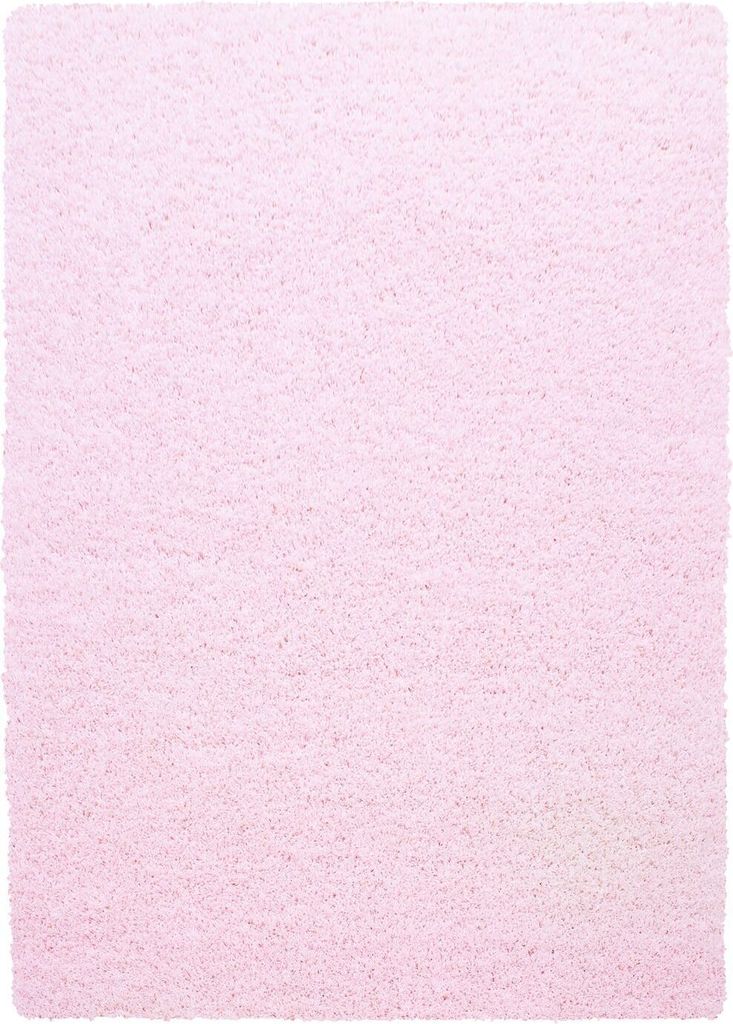 Hochflor Teppich Lux rechteckig, Farbe: Rosa, Größe:240x340 cm