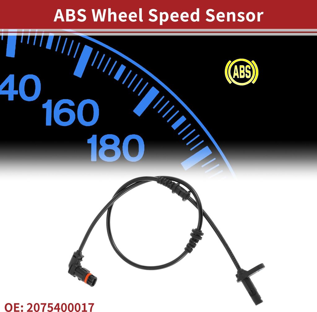 ABS Raddrehzahlsensor ABS Sensor Antiblockiersystem Sensor für für Mercedes Benz E350 E550 2010-2013 Nr.2075400017