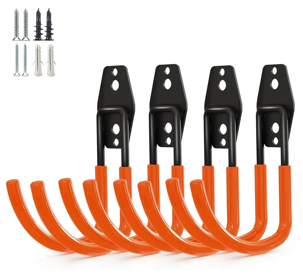 Organisation des outils de garage avec nos crochets muraux en acier noir