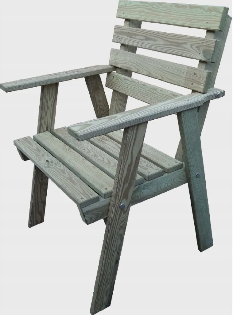 Relax in Giardino con la Poltrona Legno 9860 - Sedia Verde Resistente