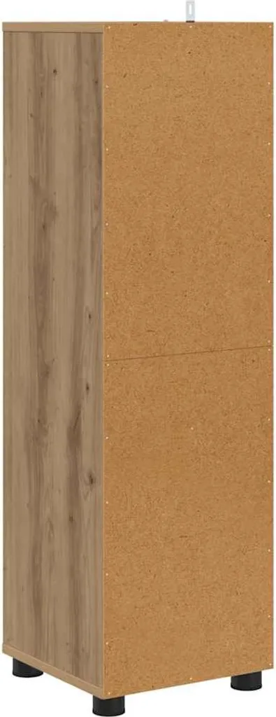 Meuble colonne de salle de bain avec étagères modulables Chêne Artisan - 7