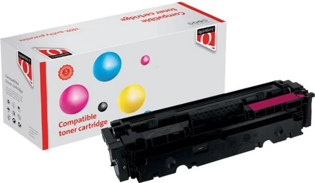 Toner W2033X 415X Rouge Quantore compatible pour imprimantes Color LaserJet