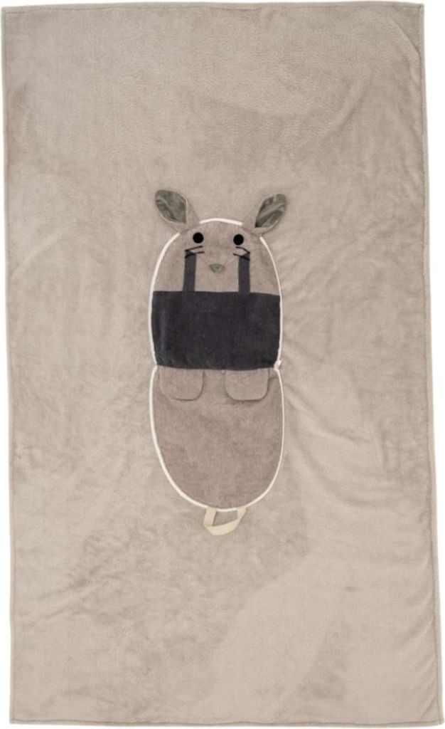 Crochetts Kinder-Reisedecke mit Maus-Kissen 220302