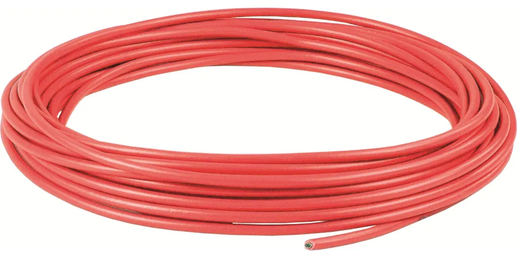 Câble 6 mm² AS Schwabe 30044 rouge contre les chutes de tension DIY