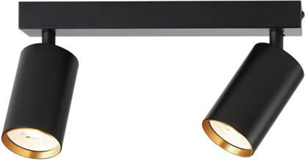 IMMAX NEO LITE PUNTO-2 Spot Connecté Noir WiFi BEACON 2xGU10 RGB CCT