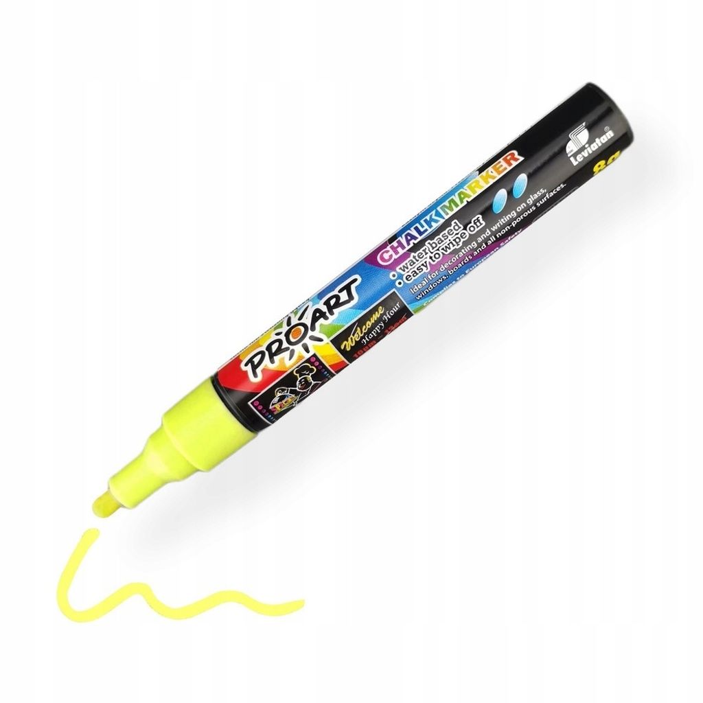 MARKER KREDOWY cienki LEVIATAN 8G KREDA marker do tablic i Zdjęcie produktu 
