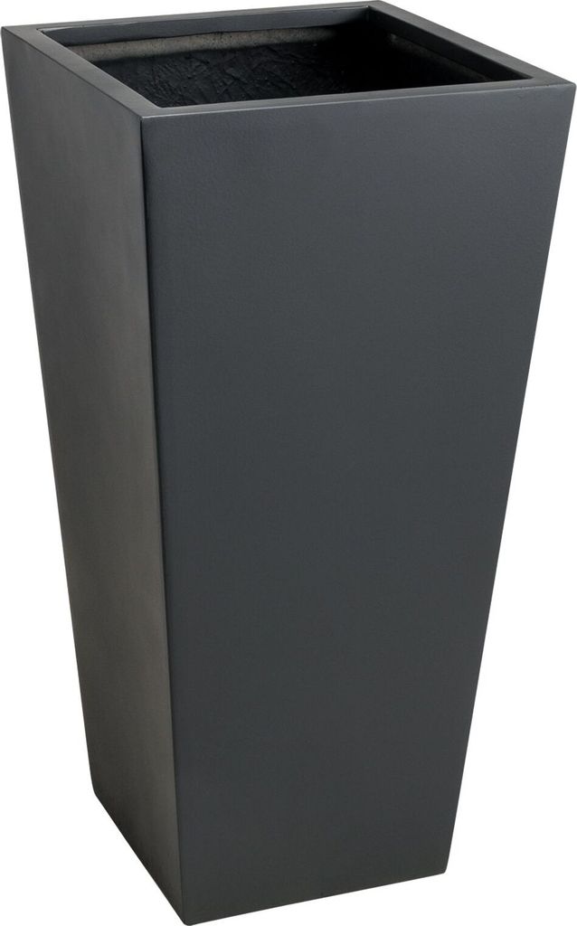 VIVANNO Pflanzkübel Fiberglas CLASSIC Säule, Anthrazit matt Produktbild 