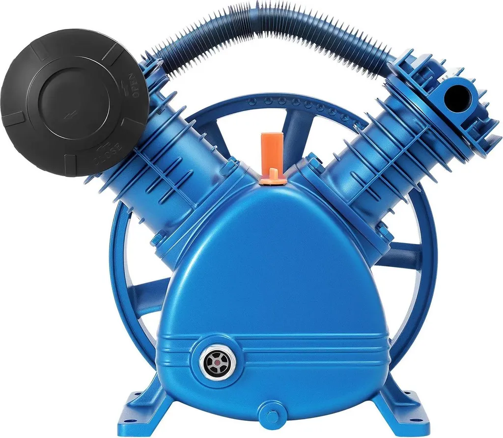 Tête de pompe compresseur bi-étage 12,5 bars débit 18,7 m³/h 5,5 CV