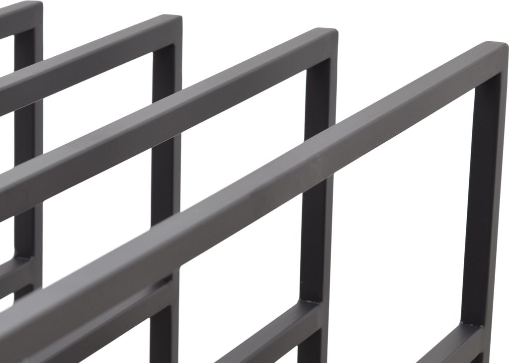LOFT42 James Schuhregal – Metall – Schwarz – 82 x 30 x 35 Produktbild 3