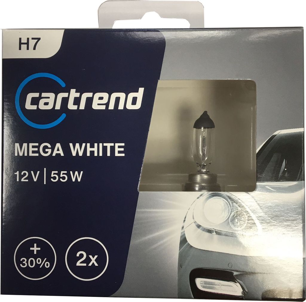 Xenon Light H7 55W Super White Glühlampen Glühbirne Mega Produktbild 