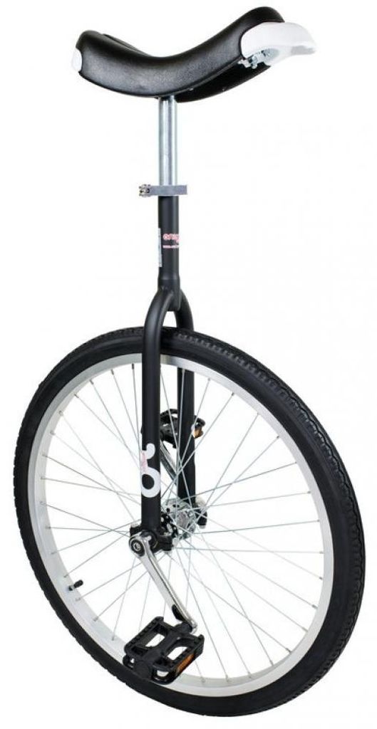 Einrad OnlyOne 24", schwarz, Alufelge, Reifen schwarz
