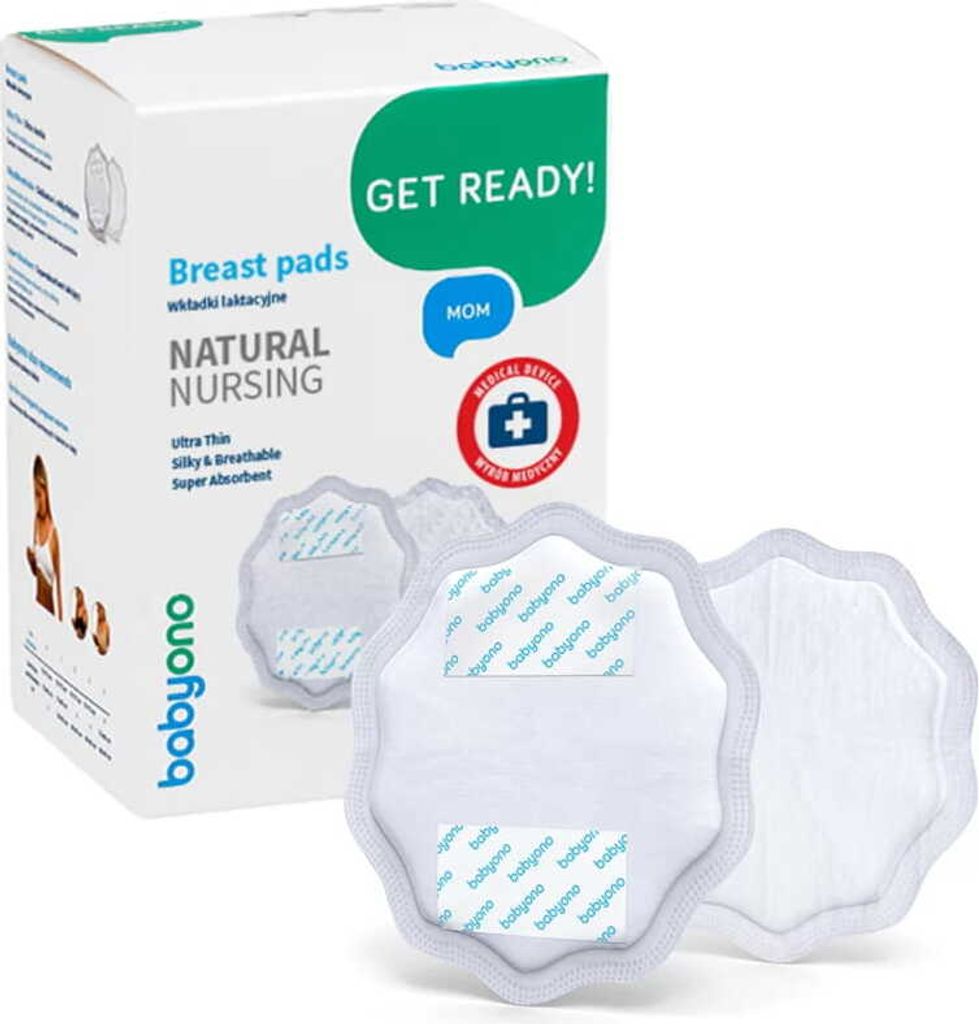 BabyOno Ultradnne Einweg-BH-Einlagen 24 Stck - wei Produktbild 